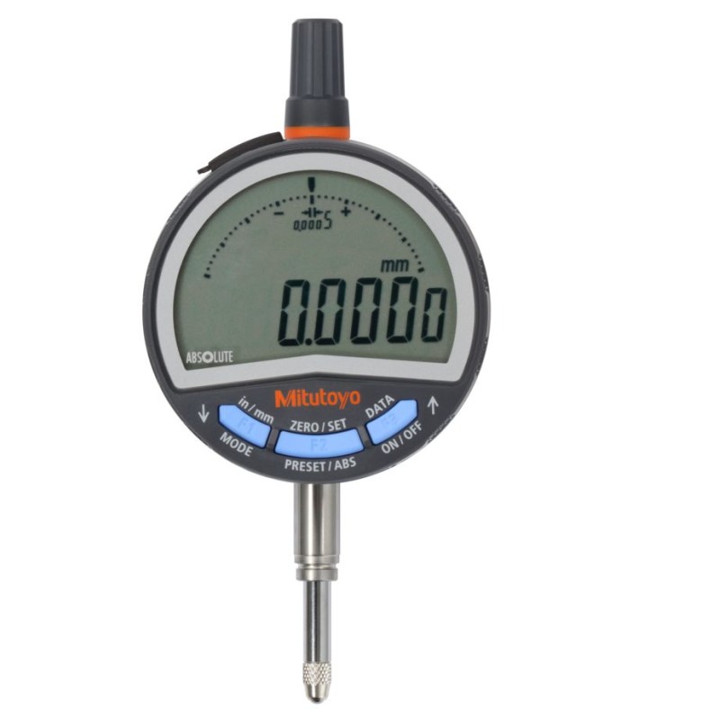 1 pcs - Mitutoyo 543-701BImperial, Metric Plunger Digital Indicator, 12.7 mm Measurement Range, ±0.003 mm Accuracy