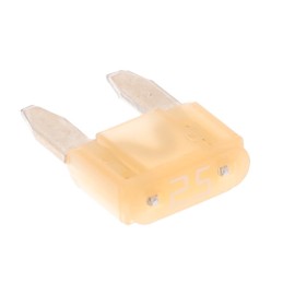 1 pcs : 0297025.H - FUSE AUTO 25A 32VDC BLADE MINI