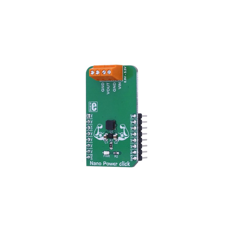1 pcs : MIKROE-3035 - NANO POWER CLICK