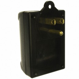 1 pcs : PPB-11860-BK - Box Plastic, ABS Black Hand Held, Split Sides 3.086' L x 2.085' W (78.38mm x 52.96mm) X 1.647' (41.83mm)