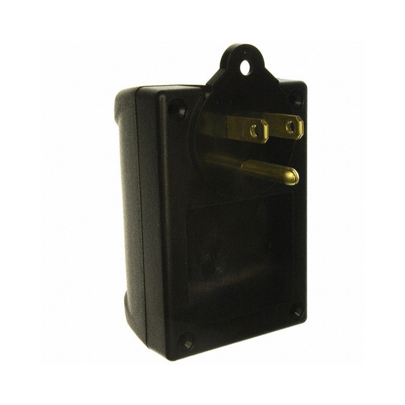 1 pcs : PPB-11860-BK - Box Plastic, ABS Black Hand Held, Split Sides 3.086' L x 2.085' W (78.38mm x 52.96mm) X 1.647' (41.83mm)