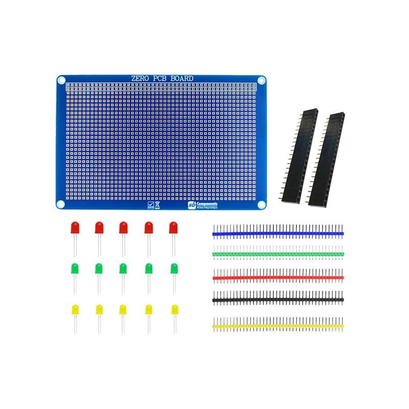1 pcs : SKU25695 - DIY ZERO PCB BOARD KIT