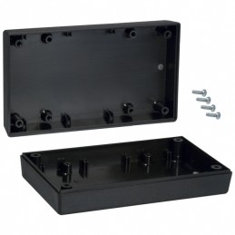 1 pcs : 151,BK - Box Plastic, ABS Black Hand Held, Split Sides 5.620' L x 3.250' W (142.75mm x 82.55mm) X 1.500' (38.10mm)