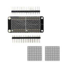 1 pcs : 3152 - 0.8' 8X16 LED MATRIX RED