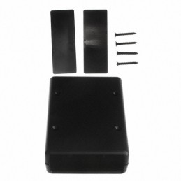 1 pcs : HP-3651-B - Box Plastic, ABS Black Hand Held, Split Sides and End Panel(s) 3.631' L x 2.607' W (92.23mm x 66.22mm) X 1.0