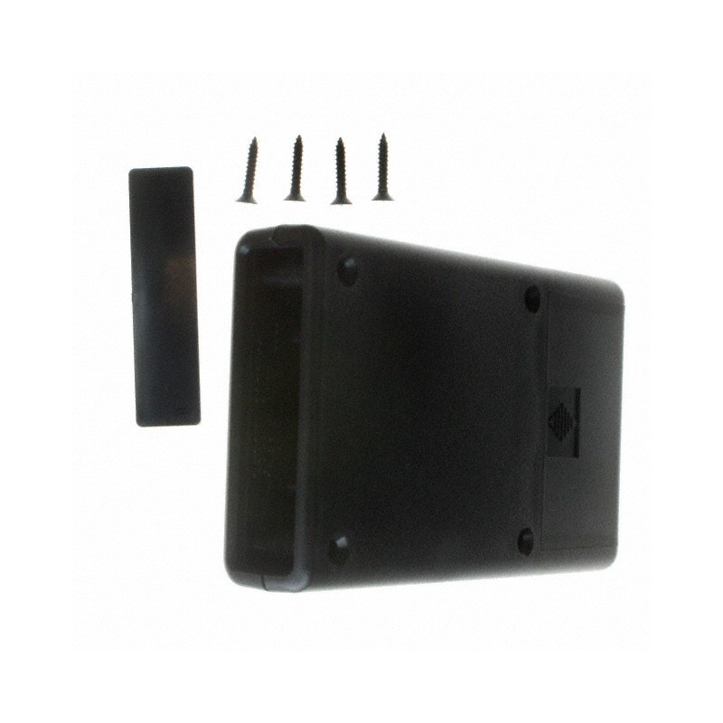 1 pcs : HP-3662-B - Box Plastic, ABS Black Hand Held, Split Sides and End Panel(s) 4.409' L x 2.618' W (111.99mm x 66.50mm) X 0.