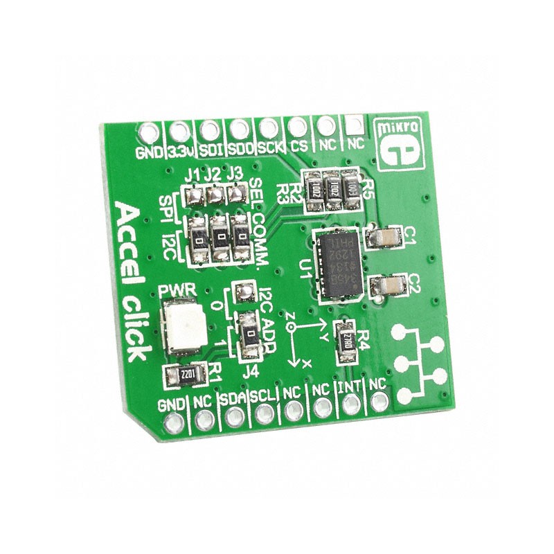 1 pcs : MIKROE-1194 - BOARD ACCEL CLICK