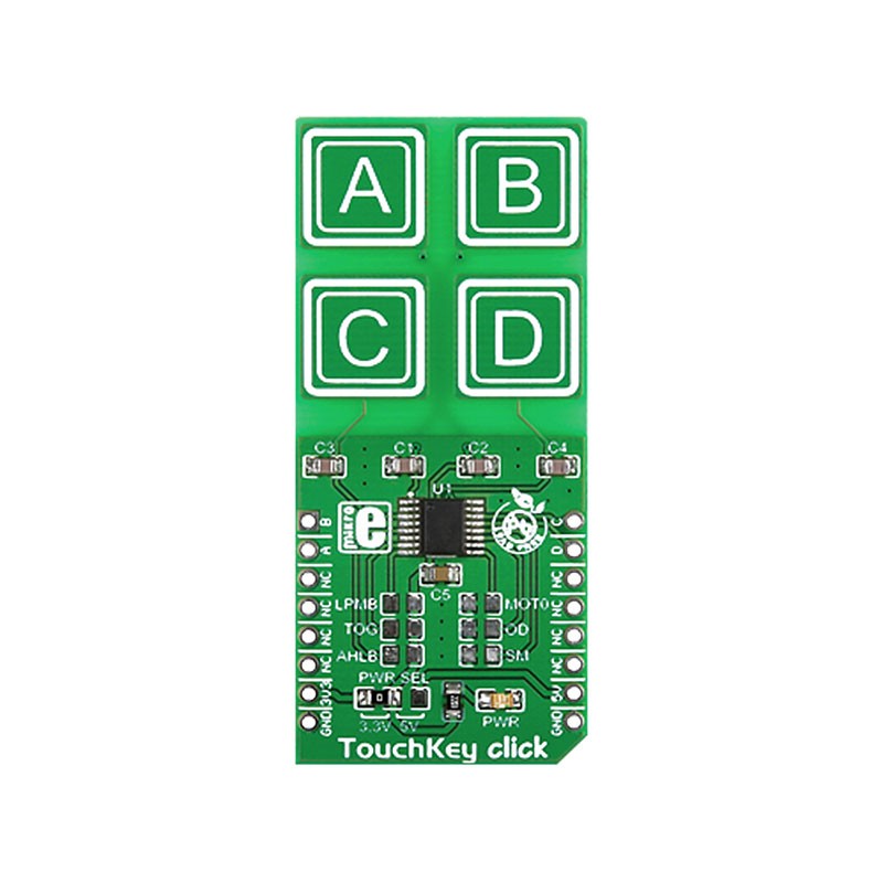 1 pcs : MIKROE-1906 - BOARD TOUCHKEY CLICK