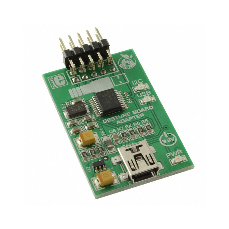 1 pcs : MIKROE-1973 - GESTURE BOARD USB ADAPTER