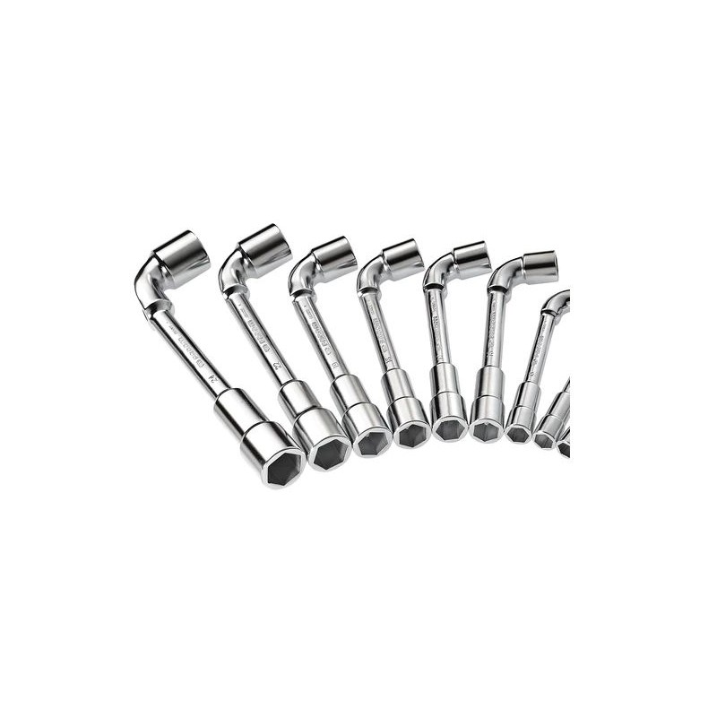 1 pcs - Facom Hex Tubular Box Spanner Set, 16 Pieces, 8 - 24 mm Tip