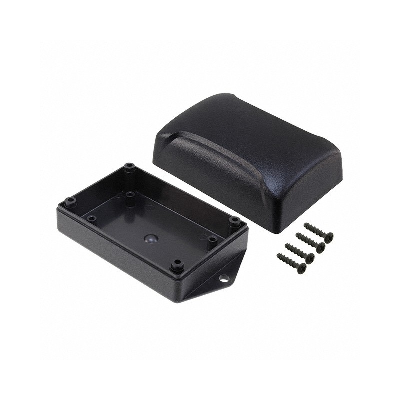 1 pcs : PT-11851-FMB - Box Plastic, ABS Black Split Sides 3.109' L x 2.110' W (78.97mm x 53.59mm) X 1.592' (40.44mm)