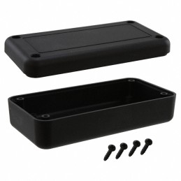 1 pcs : PT-11630 - Box Plastic, ABS Black Split Sides 4.000' L x 2.062' W (101.60mm x 52.37mm) X 1.140' (28.96mm)