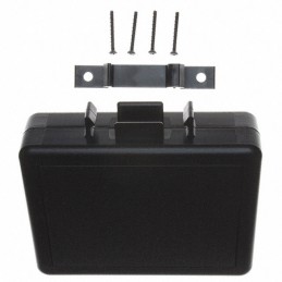 1 pcs : DPB-4760 - Box Plastic, ABS Black Split Sides 4.512' L x 3.508' W (114.60mm x 89.10mm) X 1.257' (31.93mm)