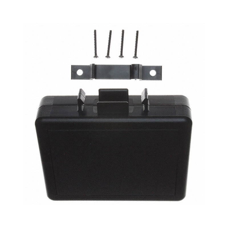 1 pcs : DPB-4760 - Box Plastic, ABS Black Split Sides 4.512' L x 3.508' W (114.60mm x 89.10mm) X 1.257' (31.93mm)