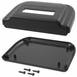 1 pcs : PT-11754-DW - Box Plastic, ABS Black Split Sides 5.505' L x 4.005' W (139.83mm x 101.73mm) X 1.375' (34.93mm)