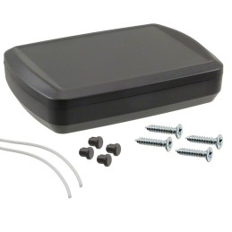 1 pcs : TBG-32610-B - Box Plastic, ABS Black Split Sides 5.512' L x 3.937' W (140.00mm x 100.00mm) X 1.181' (30.00mm)