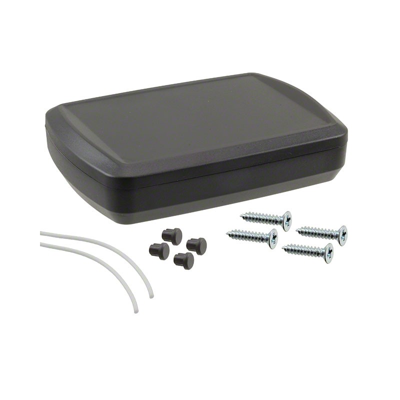 1 pcs : TBG-32610-B - Box Plastic, ABS Black Split Sides 5.512' L x 3.937' W (140.00mm x 100.00mm) X 1.181' (30.00mm)