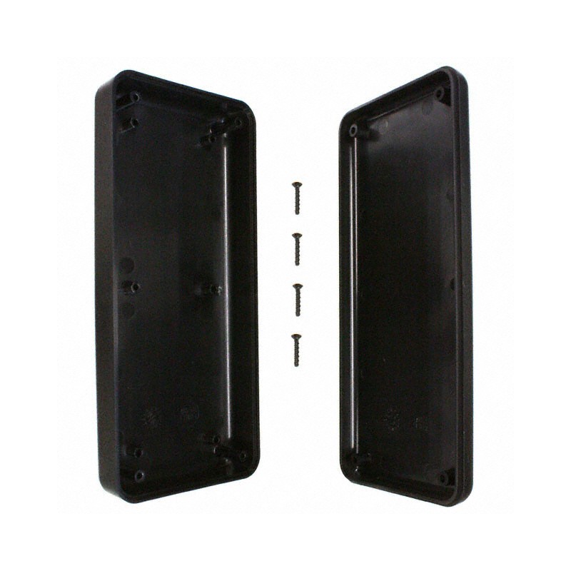 1 pcs : PT-11670 - Box Plastic, ABS Black Split Sides 6.500' L x 2.875' W (165.10mm x 73.03mm) X 1.130' (28.70mm)