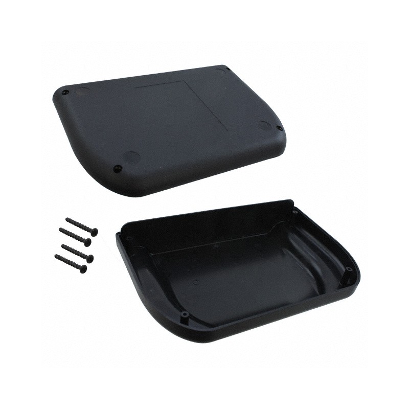 1 pcs : PT-11785 - Box Plastic, ABS Black Split Sides 7.512' L x 5.010' W (190.80mm x 127.25mm) X 1.761' (44.73mm)