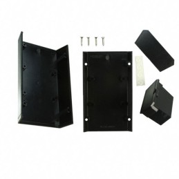 1 pcs : A219V,BK - Box Plastic, ABS Black Split Sides and End Panel(s) 4.250' L x 2.600' W (107.95mm x 66.04mm) X 1.120' (28.45m