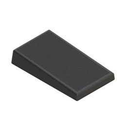 1 pcs : 05S,BK - Box Plastic, ABS Black Split Sides and Slanted Top 5.640' L x 3.260' W (143.26mm x 82.80mm) X 0.910' (23.11mm)