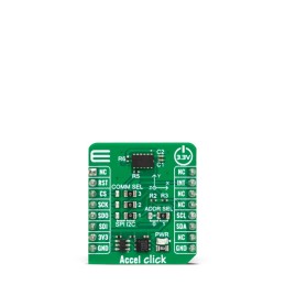 1 pcs : MIKROE-5766 - ACCEL CLICK - CLICKID