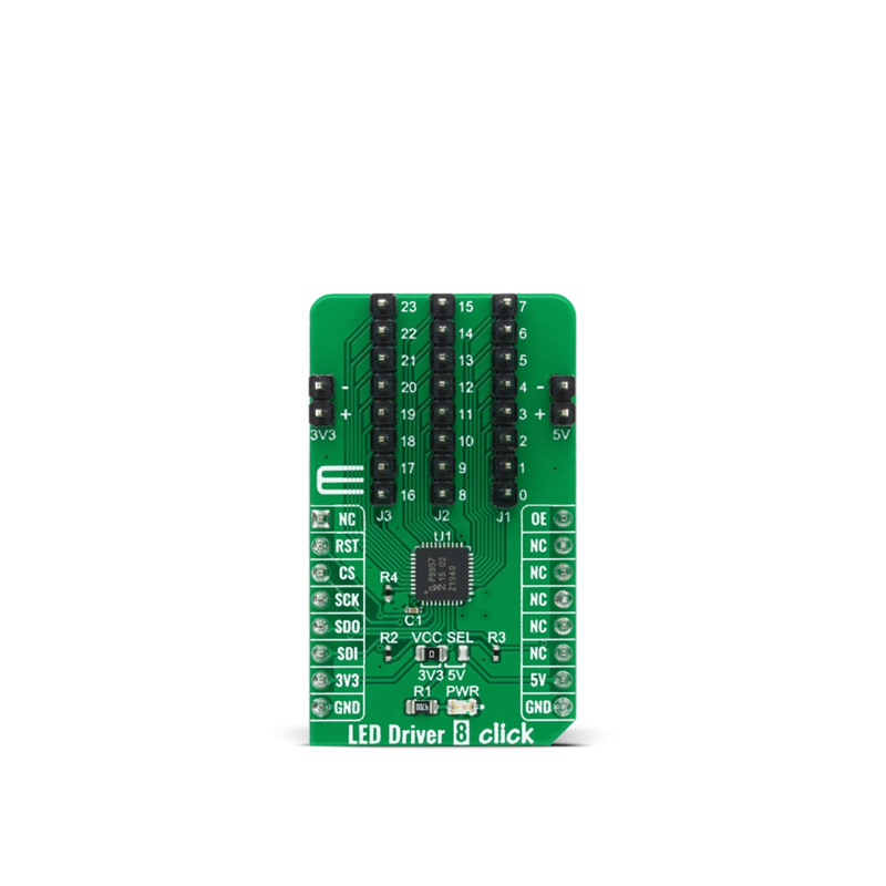 1 pcs : MIKROE-4268 - LED DRIVER 8 CLICK