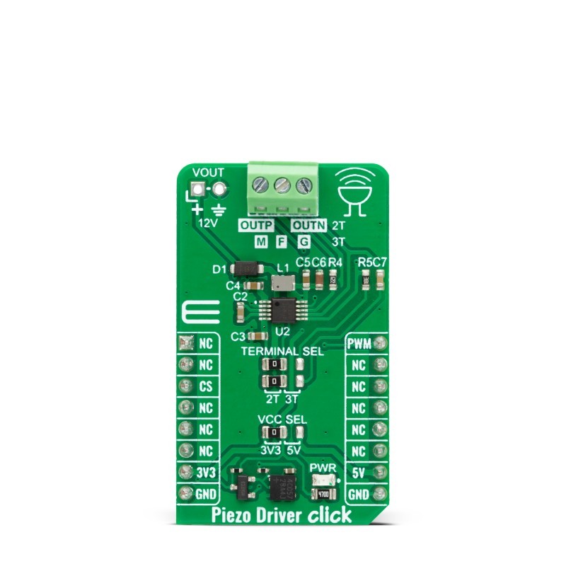 1 pcs : MIKROE-5896 - PIEZO DRIVER CLICK