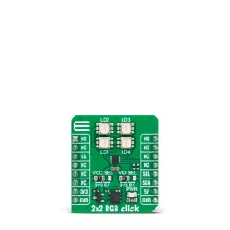 1 pcs : MIKROE-5917 - 2X2 RGB CLICK