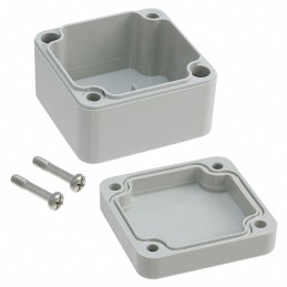1 pcs : 090505040 - Box Plastic, ABS Gray Cover Included 2.047' L x 1.969' W (52.00mm x 50.00mm) X 1.378' (35.00mm)