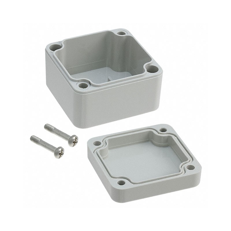 1 pcs : 090505040 - Box Plastic, ABS Gray Cover Included 2.047' L x 1.969' W (52.00mm x 50.00mm) X 1.378' (35.00mm)
