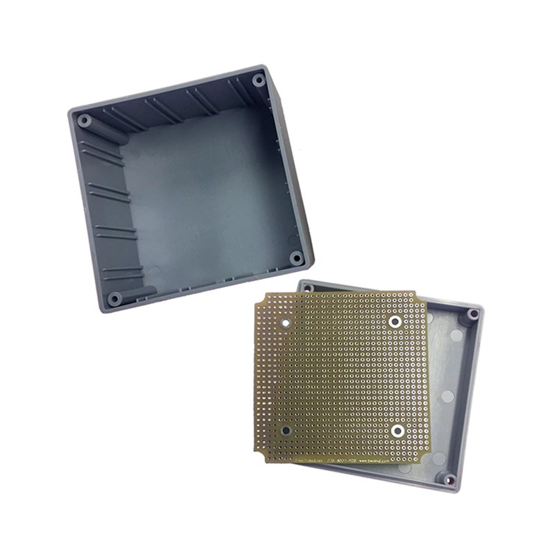 1 pcs : G20-8000 - Box Plastic, ABS Gray Cover Included 3.500' L x 3.500' W (88.90mm x 88.90mm) X 2.200' (55.88mm)