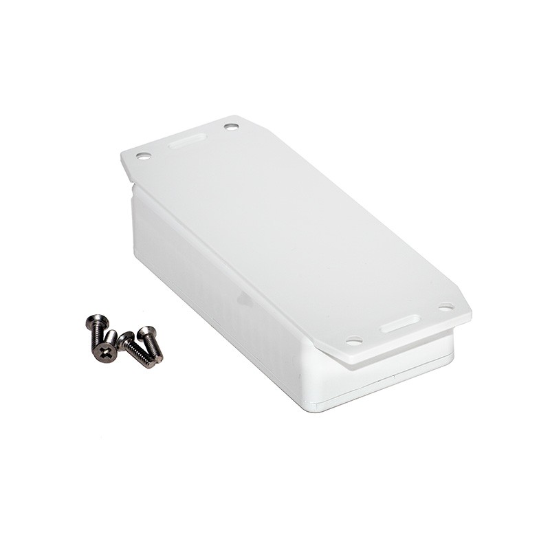 1 pcs : 1591AF2GY - Box Plastic, ABS Gray Cover Included 3.931' L x 1.969' W (99.85mm x 50.00mm) X 1.036' (26.31mm)