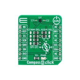 1 pcs : MIKROE-4231 - COMPASS 4 CLICK