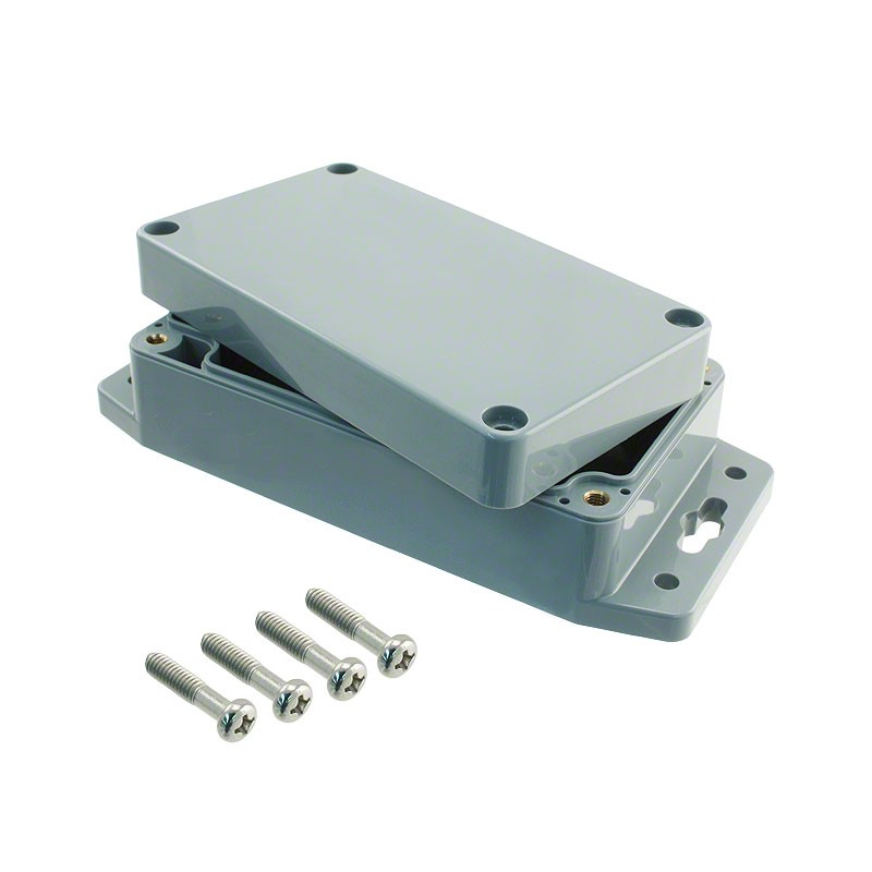 1 pcs : PN-1321-DGMB - Box Plastic, ABS Gray Cover Included 4.528' L x 2.559' W (115.01mm x 65.00mm) X 1.575' (40.00mm)