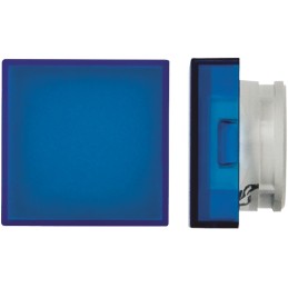 5 pcs - Omron Blue Square Push Button Lens for Use with A16 Series LED/Incandescent Lamp Push Button Switch