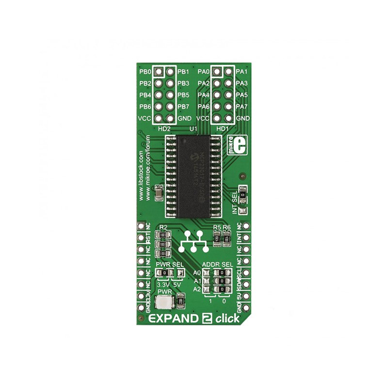 1 pcs : MIKROE-1838 - DEV BOARD EXPAND 2 CLICK
