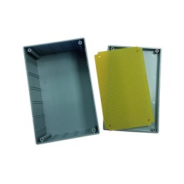 1 pcs : G30-7100 - Box Plastic, ABS Gray Cover Included 6.700' L x 4.300' W (170.18mm x 109.22mm) X 3.100' (78.74mm)