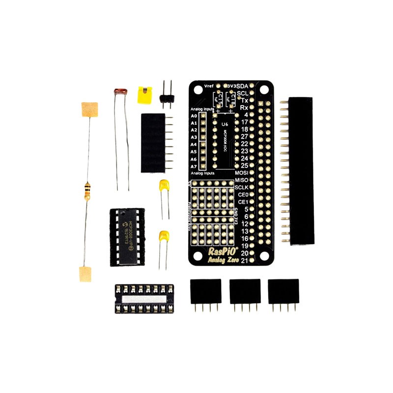 1 pcs : RASPIO-004 - RASPIO ANALOG ZERO