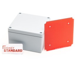 1 pcs : DKS-PG20-75 - Box Plastic, ABS Gray Cover Included, Lid 3.500' L x 3.500' W (88.90mm x 88.90mm) X