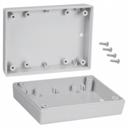 1 pcs : 131I,GY - Box Plastic, ABS Gray Hand Held, Split Sides 4.380' L x 3.250' W (111.25mm x 82.55mm) X 1.500' (38.10mm)