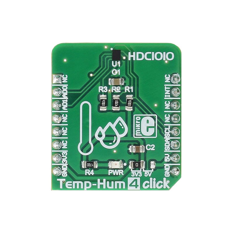 1 pcs : MIKROE-2938 - TEMP&HUM 4 CLICK