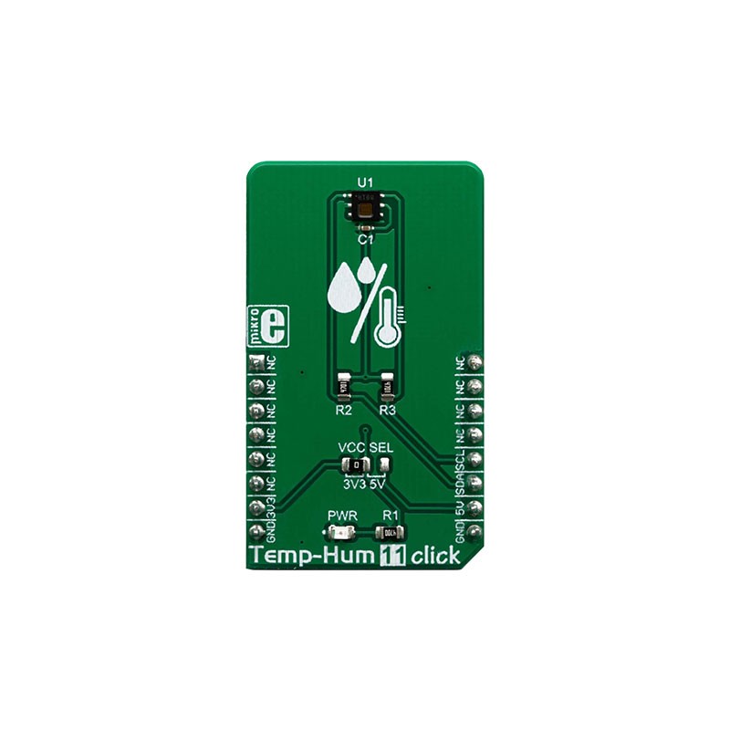 1 pcs : MIKROE-3469 - TEMP&HUM 11 CLICK
