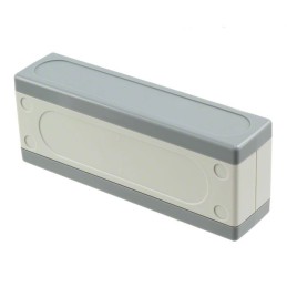 1 pcs : PC-11475 - Box Plastic, ABS Gray Split Sides and End Panel(s) 4.134' L x 1.614' W (105.00mm x 41.00mm) X 0.992' (25.20mm