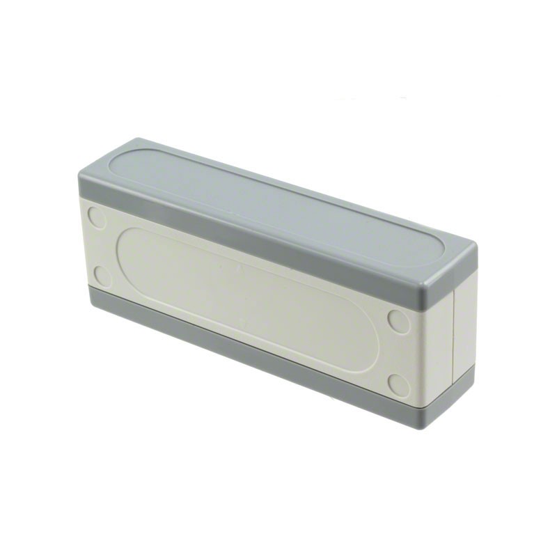 1 pcs : PC-11475 - Box Plastic, ABS Gray Split Sides and End Panel(s) 4.134' L x 1.614' W (105.00mm x 41.00mm) X 0.992' (25.20mm