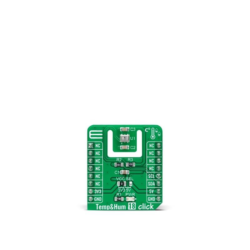 1 pcs : MIKROE-4892 - TEMP&HUM 18 CLICK