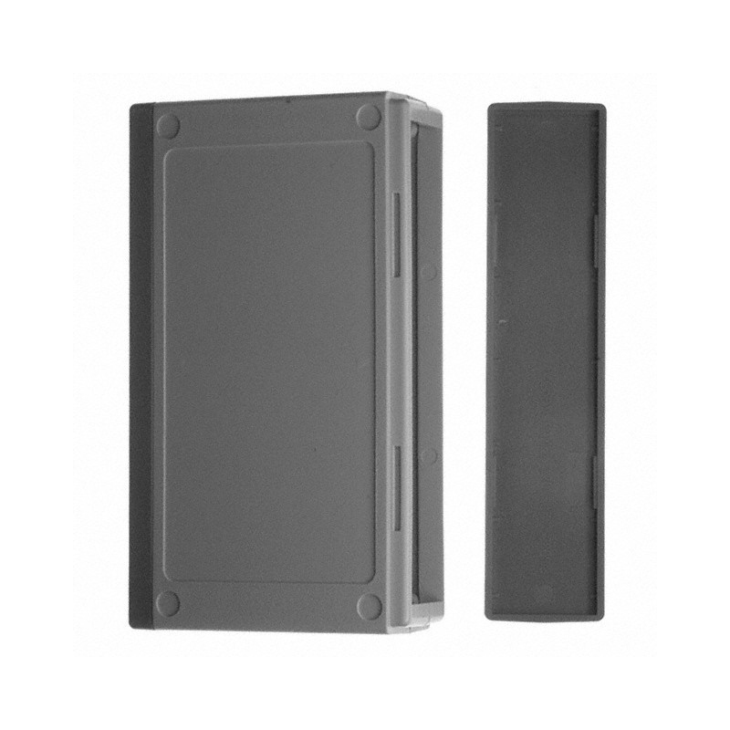 1 pcs : PC-11476 - Box Plastic, ABS Gray Split Sides and End Panel(s) 5.118' L x 2.992' W (130.00mm x 76.00mm) X 1.181' (30.00mm