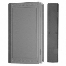 1 pcs : PC-11477 - Box Plastic, ABS Gray Split Sides and End Panel(s) 6.102' L x 3.622' W (154.99mm x 92.00mm) X 1.161' (29.49mm