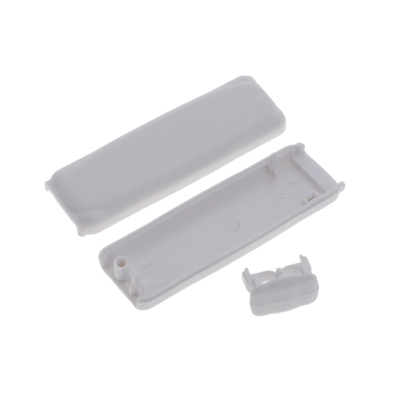 1 pcs : P1A-210603L - Box Plastic, ABS White Hand Held, Cover Included 2.138' L x 0.673' W (54.31mm x 17.09mm) X 0.375' (9.53mm)