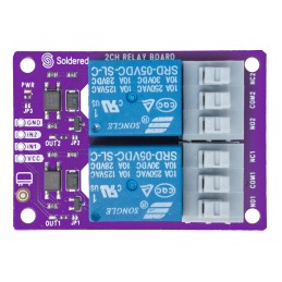 1 pcs : 333023 - 2-CHANNEL RELAY BOARD